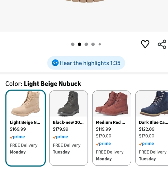 Women's Beige Timberland Boots - Picture 11 of 11